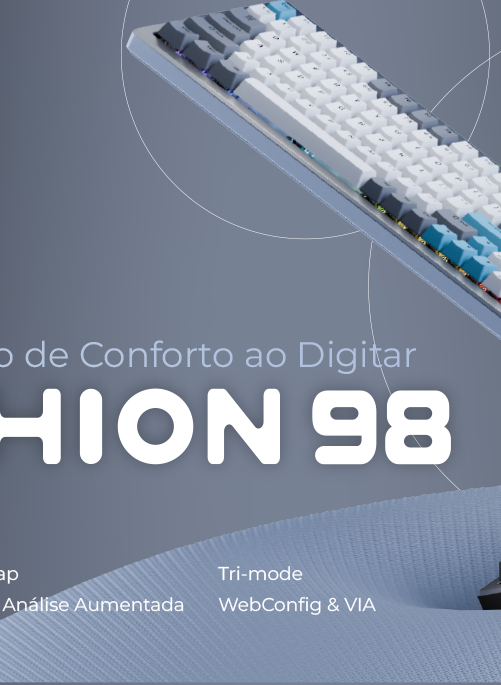 Ducky Cushion 98: O Novo Padrão de Conforto e Performance ao Digitar