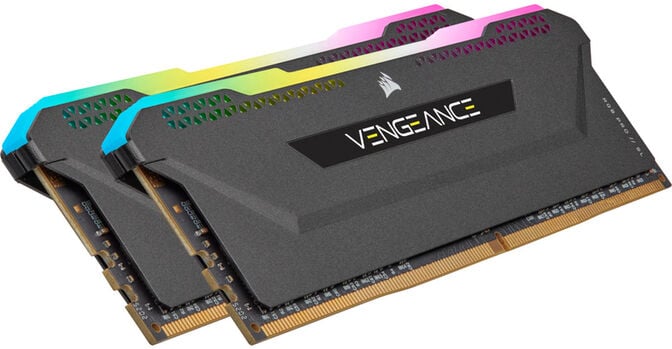 Corsair Kit 32GB (2 x 16GB) DDR4 3600MHz Vengeance RGB Pro SL Black CL18 AMD image number 1