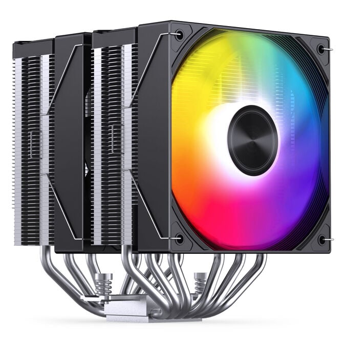 Cooler CPU Jonsbo CA80 ARGB Preto - 2x 120mm image number 1