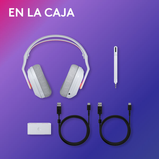 Headset Logitech Astro A20 X Lightspeed Wireless/Bluetooth Branco image number 2