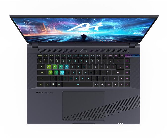 Port&aacute;til Gigabyte AORUS 16X ASG-53PTC54SH 16" i7-14650HX 16GB DDR5 1TB RTX 4070 QHD 165Hz W11 image number 5