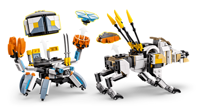 LEGO Horizon: Aloy e Varl VS Carapa&ccedil;a e Dentes Serra, 768 Pe&ccedil;as (77037) image number 4