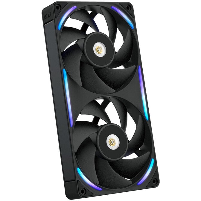 Ventoinha NZXT F240X Perfomance RGB Single-Frame Pretas - Dupla Vento&iacute;nha 120mm (240mm) image number 0