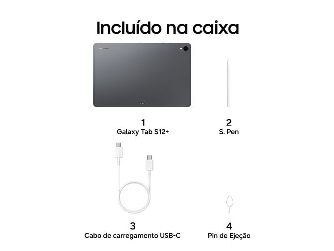 Tablet Samsung Galaxy Tab S12+ 12.6" (12 / 512GB) 120Hz WiFi Cinzento image number 13