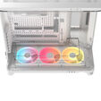 Caixa E-ATX Corsair AIR 5400 LX-R Link Branca Vidro Temperado image number null