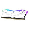 Team Group Kit 32GB (2 x 16GB) DDR5 6000MHz Delta RGB Branco CL30 image number null