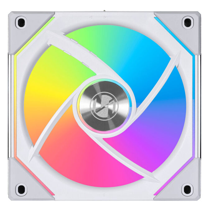 Ventoinha Lian Li UNI FAN SL120 Infinity RGB Reverse Blade PWM Branco 120mm (Pack 3) image number 6