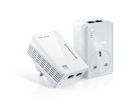 Powerline TP-Link TL-WPA4226 KIT AV600 Homeplug AV Fast Ethernet Passthrough Wi-Fi 300Mbps