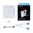 Ventoinha Lian Li UNI FAN TL140 RGB Reverse PWM Branco 140mm image number null