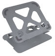 Suporte Elevat&oacute;rio Tooq para Port&aacute;teis Ergon&oacute;mico Ajust&aacute;vel Alum&iacute;nio image number null