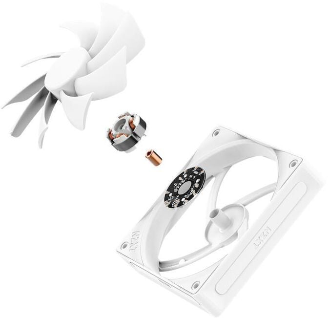 Ventoinha NZXT F120Q QUIET AIRFLOW V2 120mm - Single Pack Brancas image number 5