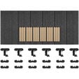 Paineis Ac&uacute;sticos Streamplify 9uni - GY image number null