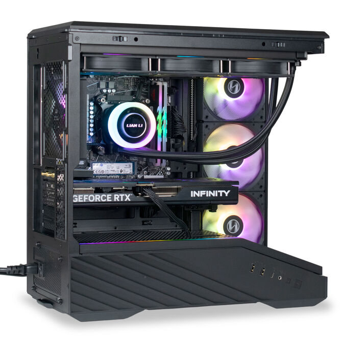 Computador AURA Gamer-PC Lian Li Ryzen 5 7500F 32GB DDR5 1TB RTX 5060 Ti 16GB WiFi W11 image number 2