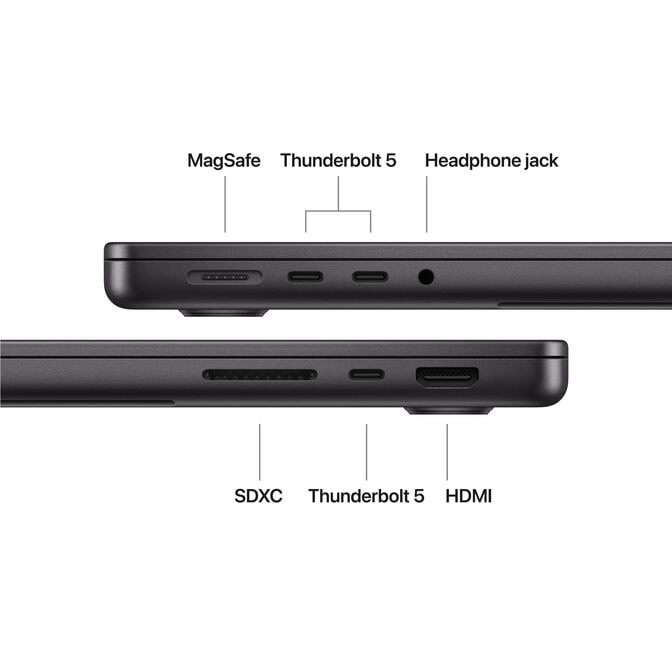 Port&aacute;til Apple MacBook Pro M5 Pro 14.2" 20-Cores 24GB RAM 2TB SSD Preto Espacial image number 1