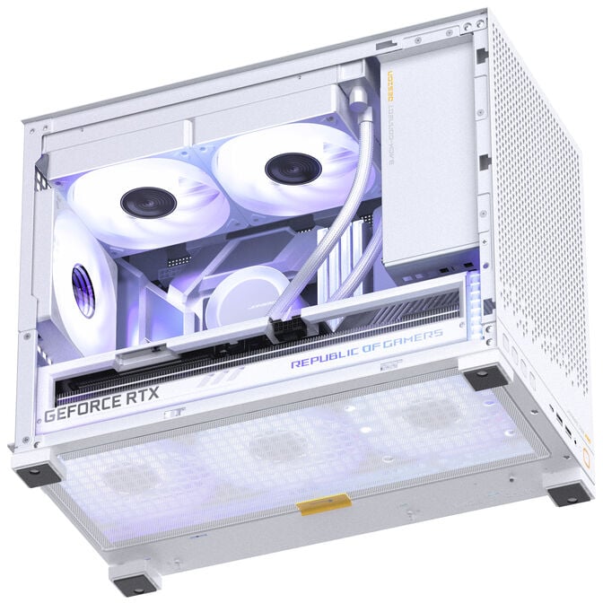 Caixa Micro-ATX Jonsbo D32 PRO Vidro Temperado Branco image number 7