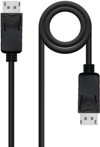 Cabo DisplayPort 1.2 CCS Nanocable DP M/M 1.5 M Preto