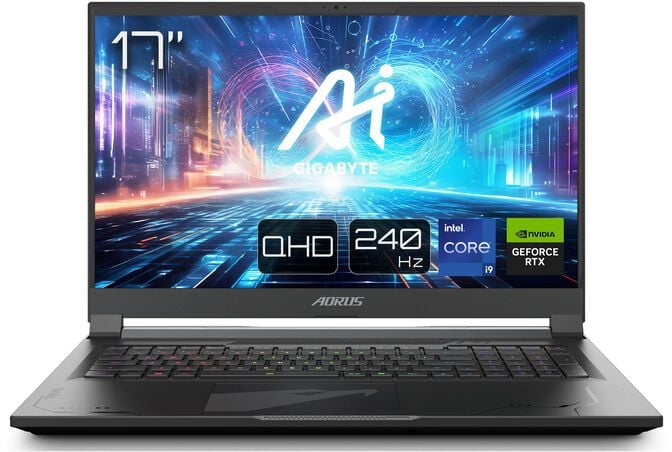Port&aacute;til Gigabyte AORUS 17X AZF-D5PT665SH 17" i9-13980HX 32GB DDR5 2x1TB RTX 4090 QHD+ 240Hz W11 Bonus