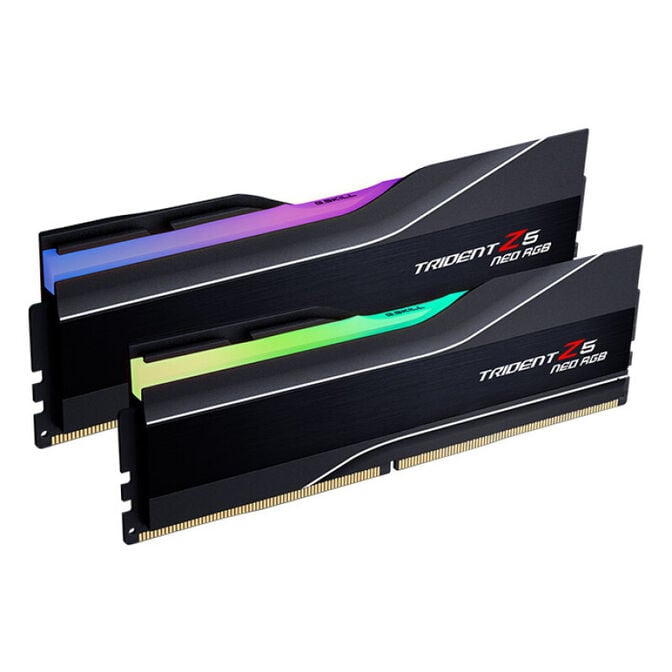 G.Skill Kit 32GB (2 x 16GB) DDR5 6000MHz Trident Z5 Neo RGB EXPO CL36 Black - F5-6000J3636F16GX2-TZ5NR image number 1
