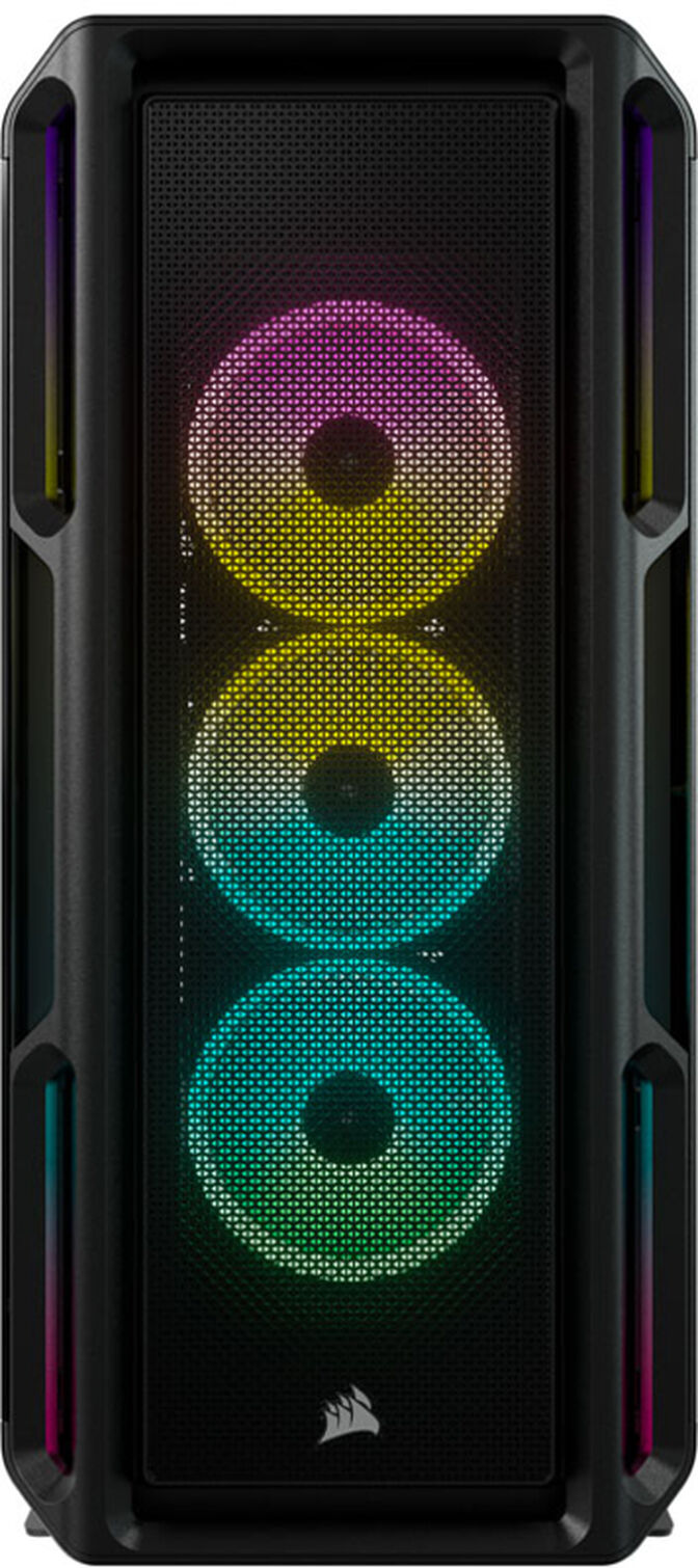 Caixa ATX Corsair 5000T iCUE RGB Preto Vidro Temperado image number 2