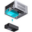 Caixa Mini-ITX Jonsbo NV10 Cinzento image number null