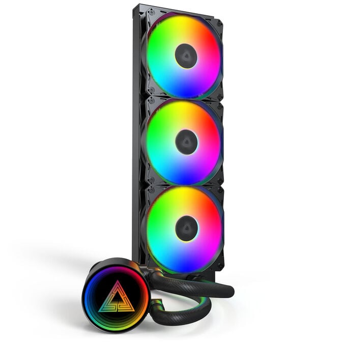 Water Cooler CPU Montech LightFlow ARGB 360mm Preto image number 0
