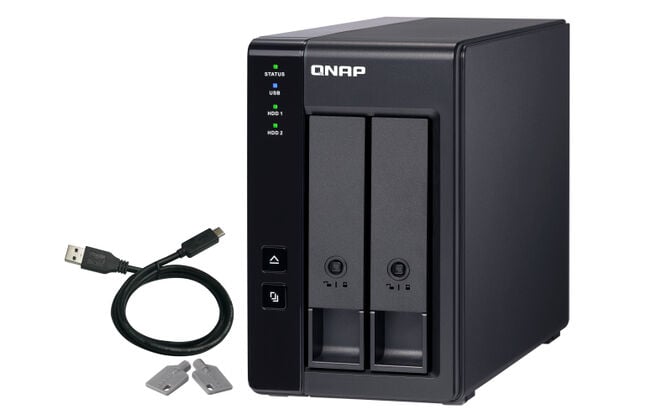 Unidade de Expans&atilde;o NAS QNAP TR-002 - 2 Ba&iacute;as - USB Type C image number 4