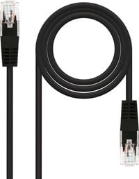 Cabo de Rede Nanocable RJ45 UTP CAT.5E AWG24 1 M Preto