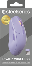 Rato Steelseries Rival 3 Wireless/Bluetooth Gen2 Lavanda image number null