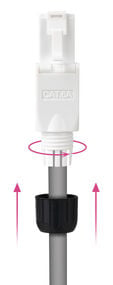 Conector RJ45 UTP CAT.6A AUTO-CRIMPABLE (10 UD) image number null