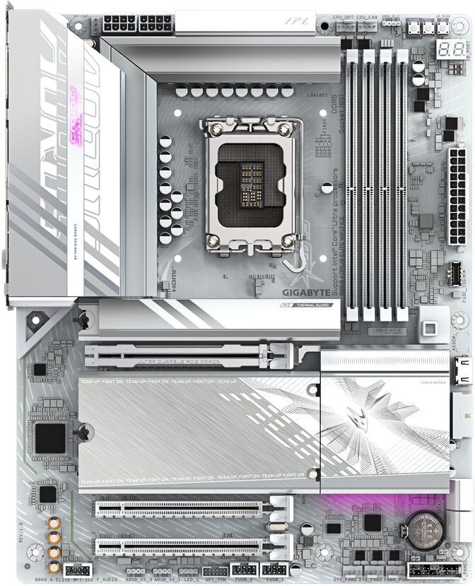 Motherboard Gigabyte B860 A ELITE WF7 ICE image number 1