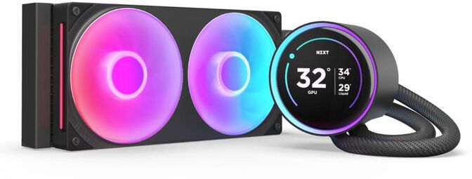 Water Cooler CPU NZXT Kraken Elite 240 (2025) RGB Preto image number 0