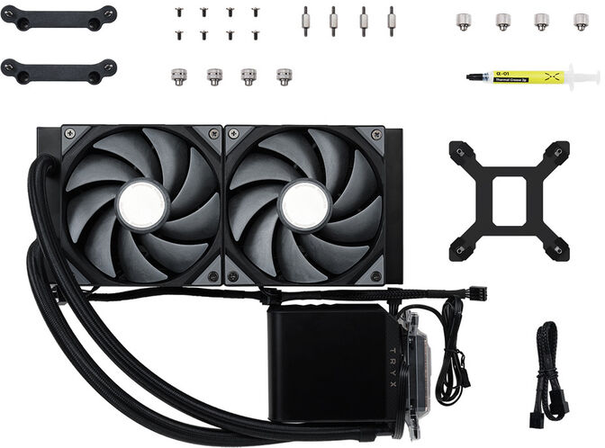 Water Cooler CPU TRYX Panorama 240 Preto image number 3