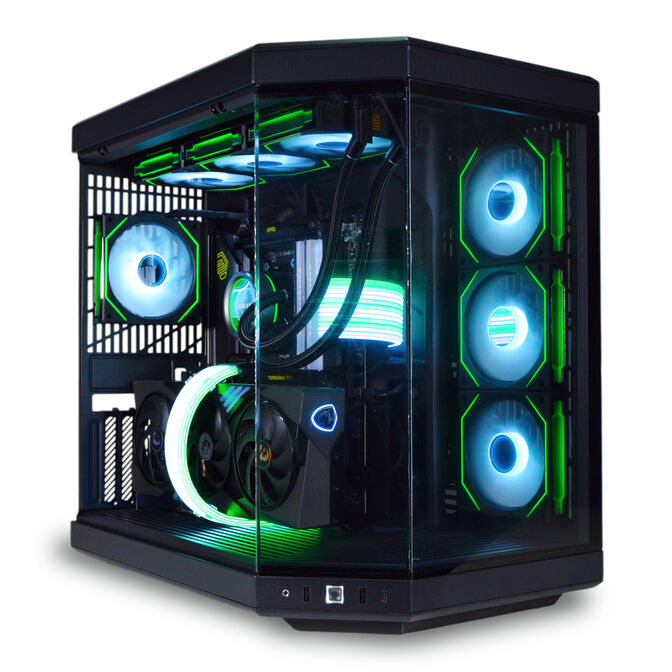 Computador King Mod Gamer-PC HYTE Ryzen 7 9800X3D 32GB DDR5 2TB RTX 5080 WiFi W11 V2 image number 1