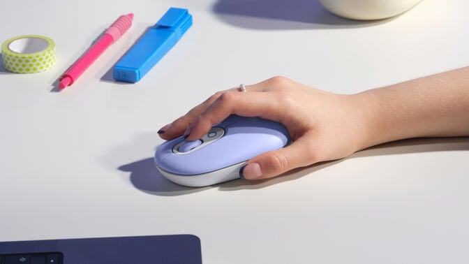 Rato Logitech Pop Wireless/Bluetooth Lil&aacute;s image number 4