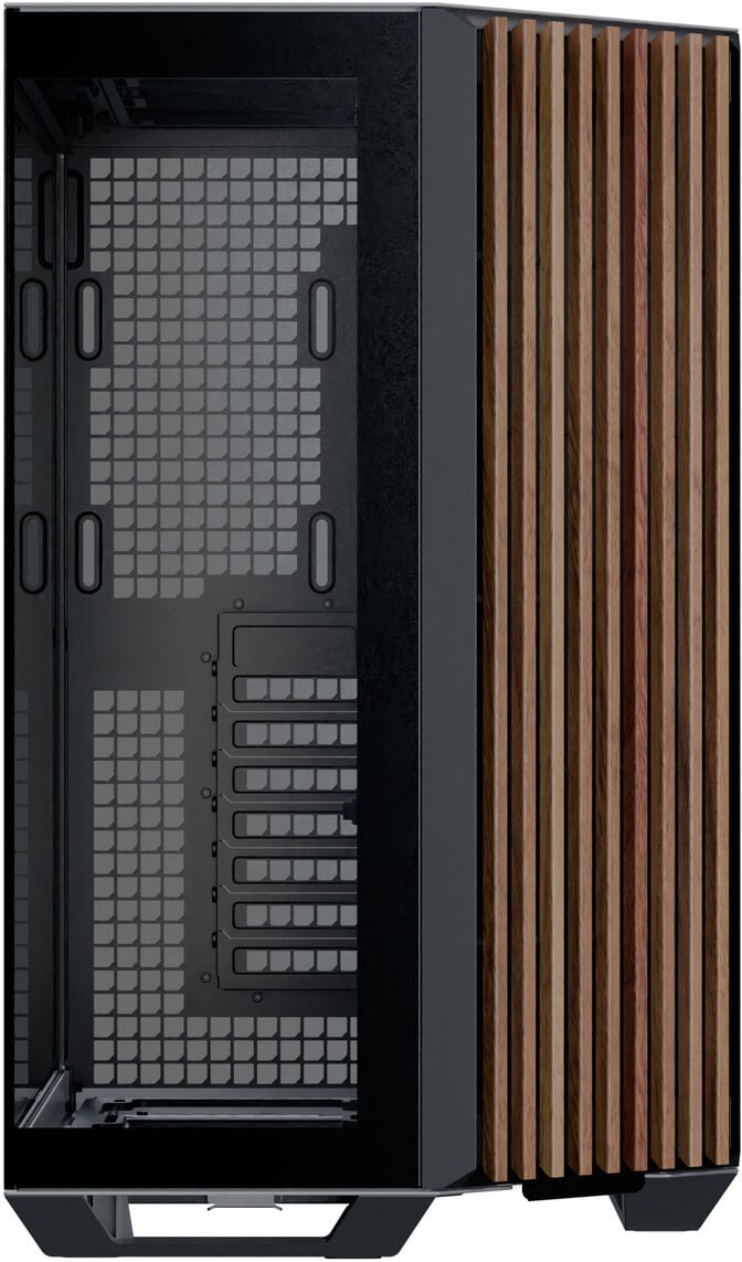 Caixa ATX APNX V1 Preto/Branco/Madeira image number 1