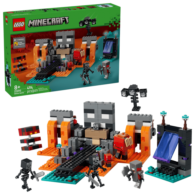 LEGO Minecraft: Batalha do Wither, 494 Pe&ccedil;as (21590) image number 0