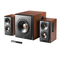 Colunas Edifier S360DB Hi-Res 2.1 Bluetooth 5.1 150W RMS Castanhas