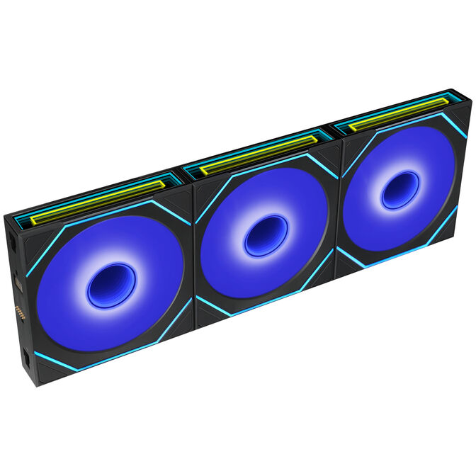 Ventoinha Lian Li UNI FAN SL120 Infinity FLEX Wireless Reverse Blade Preto 120mm (Pack 3) image number 0