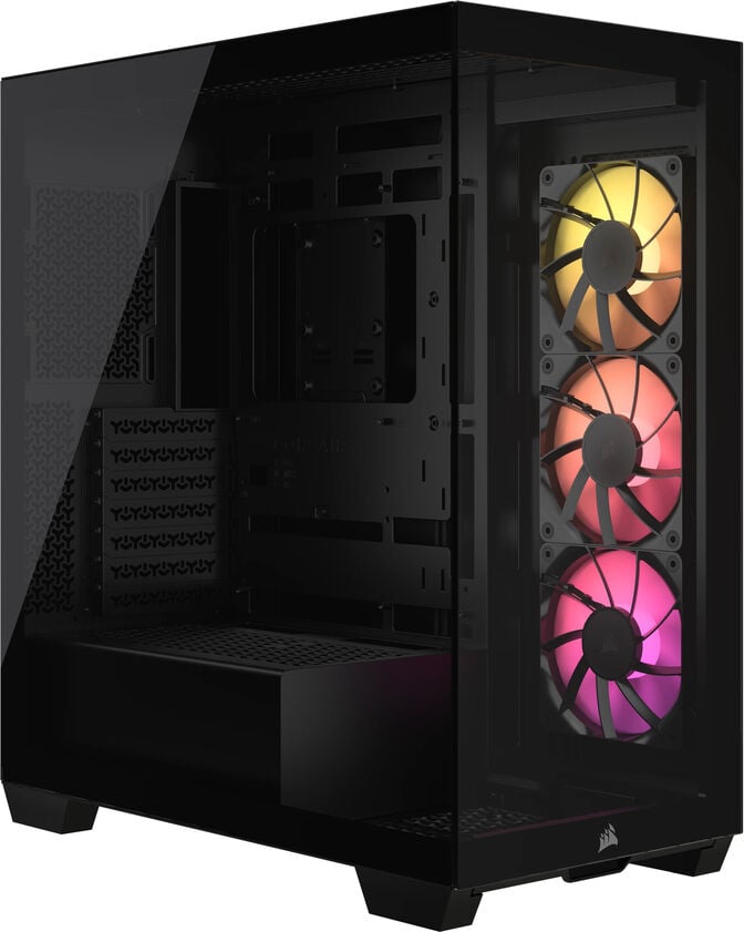 Caixa ATX Corsair 3500X ARGB Preta Vidro Temperado image number 0