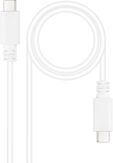 Cabo USB 2.0 3A Nanocable USB-C M/M 1.5 M Branco image number null