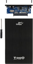 Caixa HDD Tooq 2.5" SATA (9mm) USB 3.0 Preto image number null