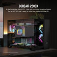 Caixa Micro-ATX Corsair 2500X Preta Vidro Temperado image number null