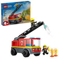 LEGO City: Cami&atilde;o dos Bombeiros com Escada, 82 Pe&ccedil;as (60463)