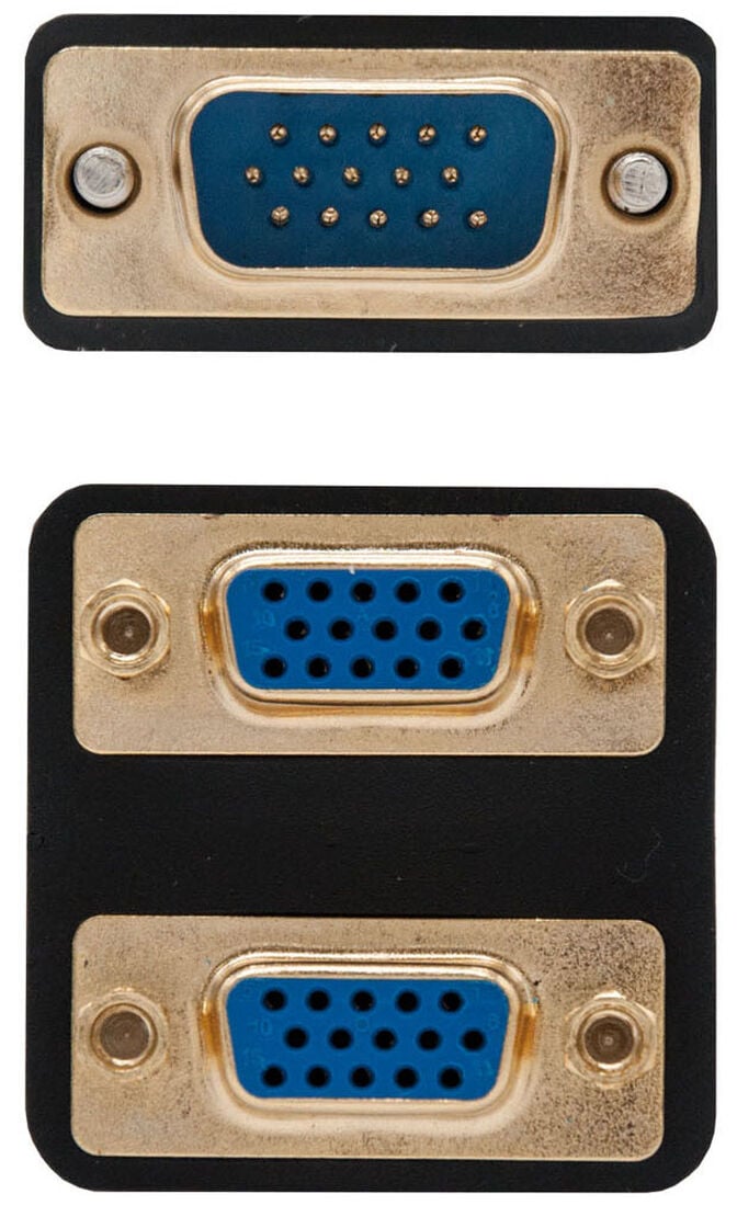 Cabo Bifurcador Nanocable SVGA(3C/9), VGA/M-2xVGA/F 20 CM image number 1