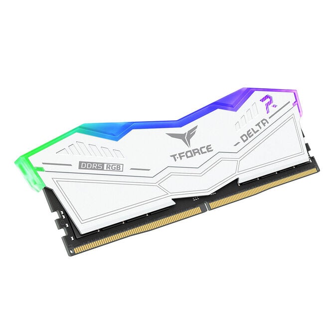 Team Group Kit 32GB (2 x 16GB) DDR5 6000MHz Delta RGB Branco CL30 image number 0