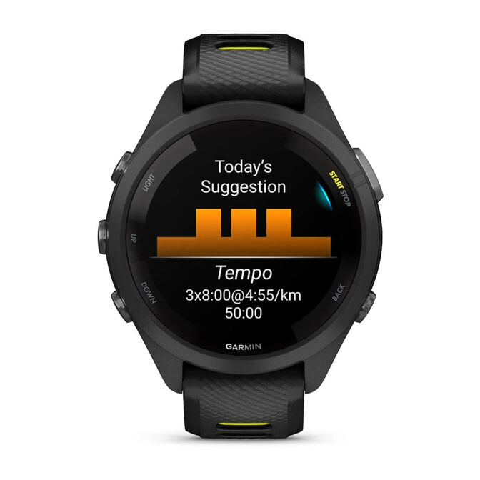 Smartwatch Garmin Forerunner 265S 42mm Preto/Amarelo image number 3