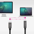 Cabo USB 3.2 Gen2x2 Nanocable 4K/60Hz USB-C M/F 1 M image number null