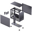 Caixa Micro-ATX Jonsbo D32 STD MESH Vidro Temperado Preto image number null