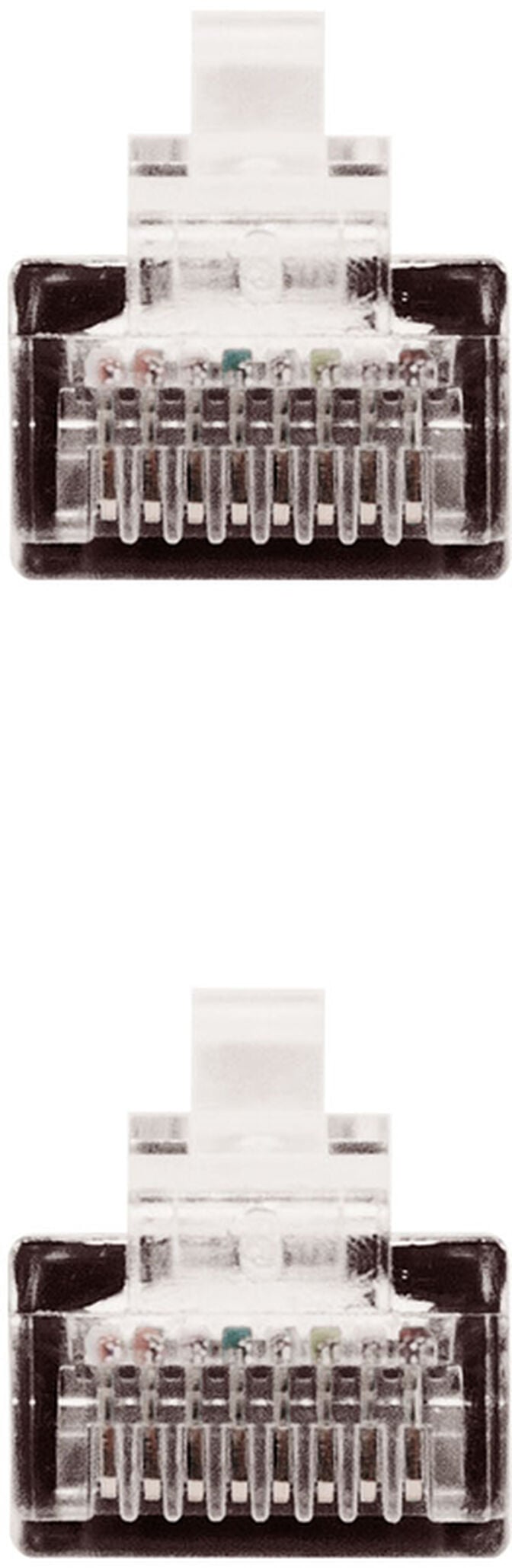 Cabo de Rede Nanocable RJ45 CAT.6 UTP AWG24 0.5 M Preto image number 2