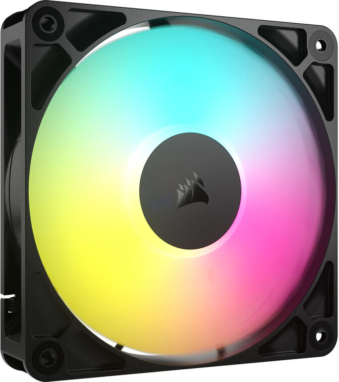 Ventoinha Corsair RS120 ARGB PWM Preta 120mm image number 0